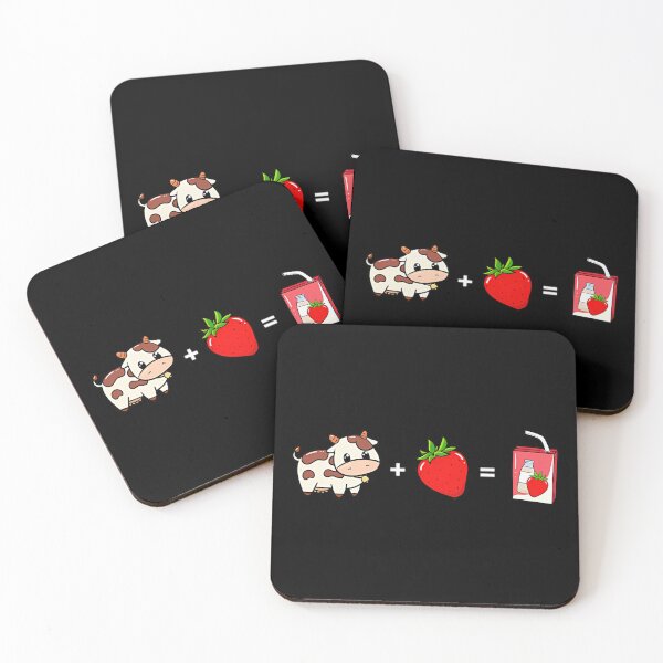 Item preview, Cow + Strawberry = STRAWBERRYMILK designed and sold by wesdesignshop.