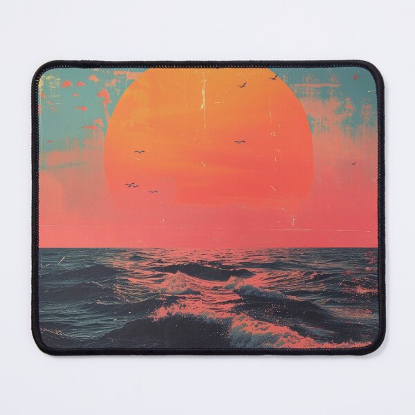 Item preview, Sea Moon Maritime Waves Ocean designed and sold by ArtHouseNiklas.