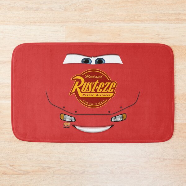 Item preview, Lightning McQueen's Sponsor's Logo From Rust-eze Medicated Bumper Ointment designed and sold by MagicalWardrobe.