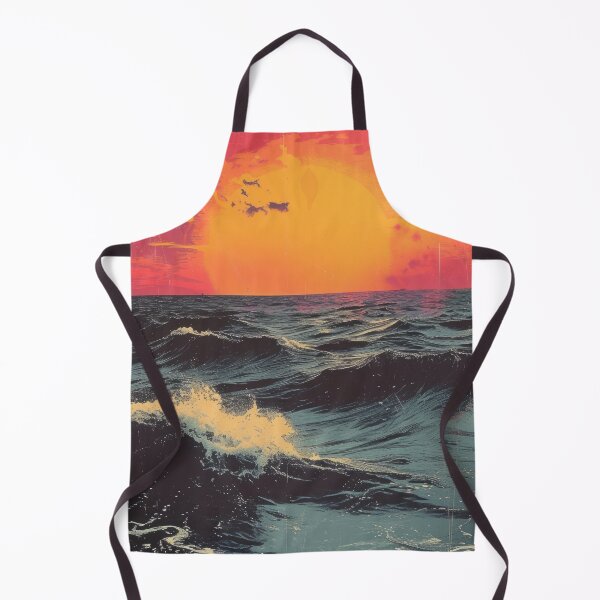 Item preview, Sea Moon Maritime Waves Ocean designed and sold by ArtHouseNiklas.