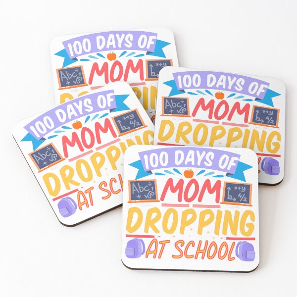 Item preview, Happy 100 Days Of Mom Drooping At School Mother Kids Vintage designed and sold by roboartpixel.