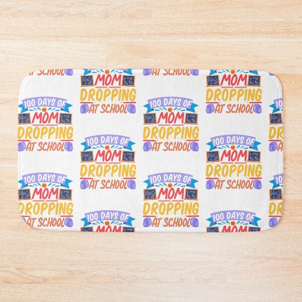 Item preview, Happy 100 Days Of Mom Drooping At School Mother Kids Vintage designed and sold by roboartpixel.