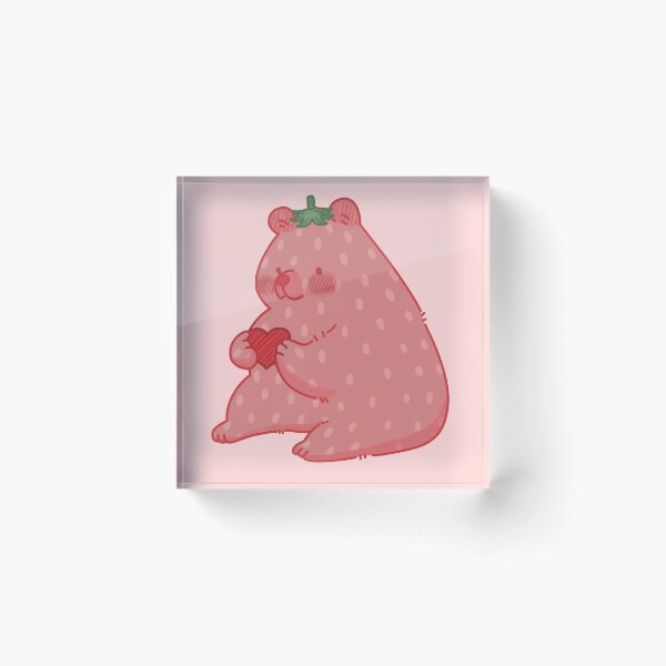Item preview, Pastel strawberry bear designed and sold by GiezaDesign.