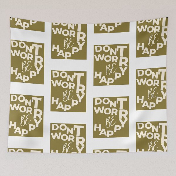 Item preview, Don't worry, be happy designed and sold by Azrou shop.
