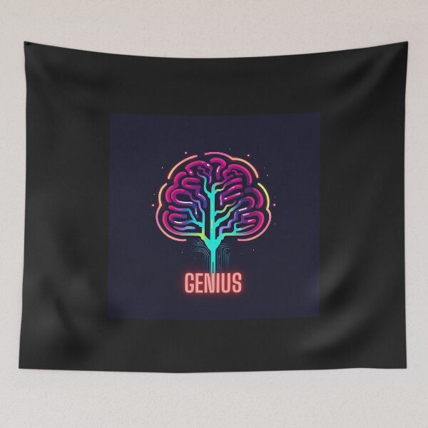 Item preview, Neon Genius Brain 1 designed and sold by 3 CITIES.
