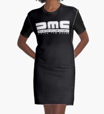 DeLorean Motor Company - White Clean Graphic T-Shirt Dress