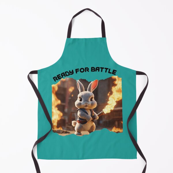 Item preview, Cute Bunny - Ready For Battle designed and sold by RayAndDice.