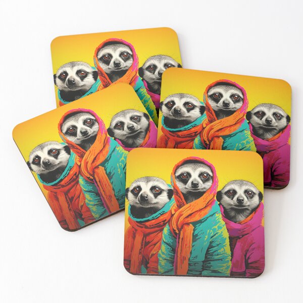 Item preview, Hipster Meerkats 1 designed and sold by AstroRisq.