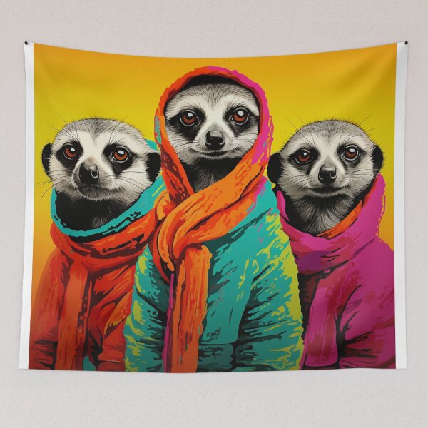 Item preview, Hipster Meerkats 1 designed and sold by AstroRisq.