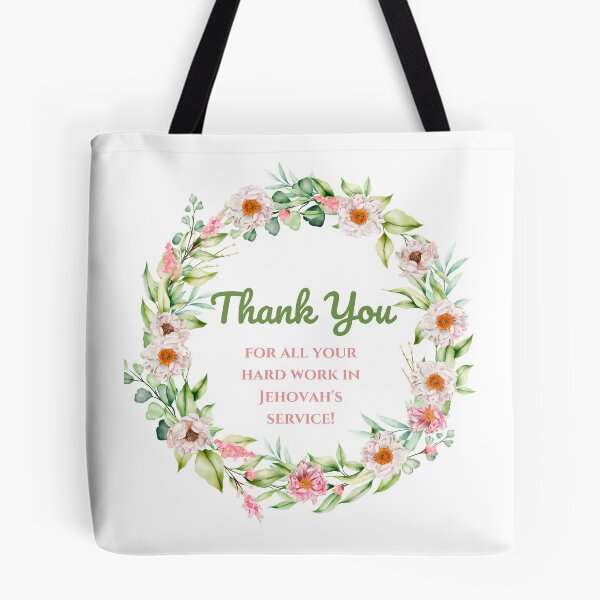 Item preview, Thank You for All Your Hard Work in Jehovah's Service! JW Service Appreciation Sticker designed and sold by Kishaprints.