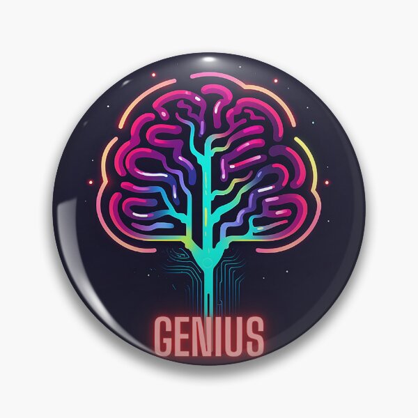 Item preview, Neon Genius Brain 1 designed and sold by 3 CITIES.