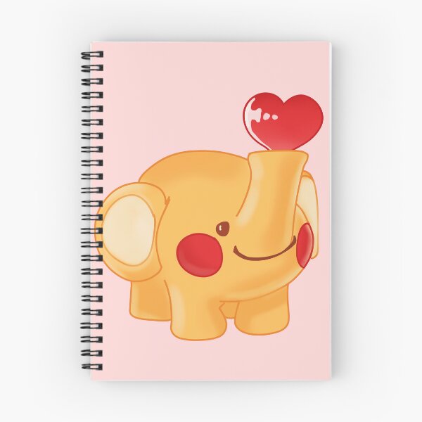 Item preview, Cute elephan holding heart for Valentine designed and sold by GiezaDesign.
