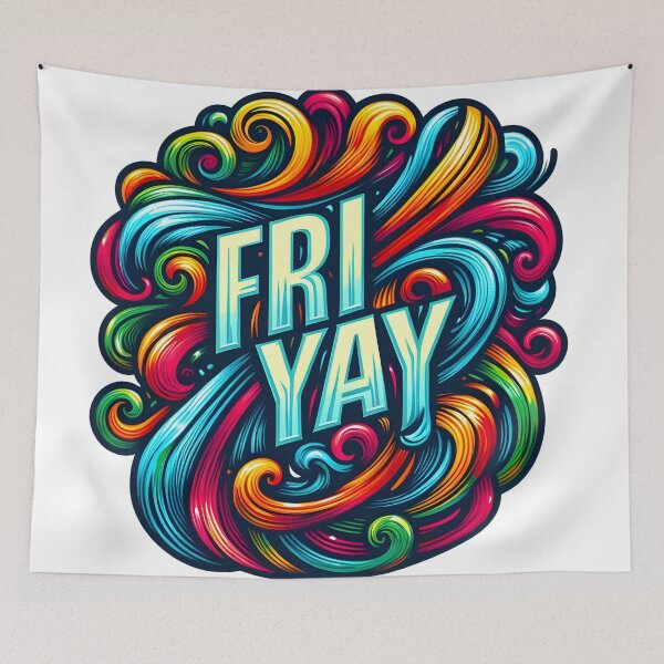 Item preview, Friday Fiesta designed and sold by AI-Only Creations.