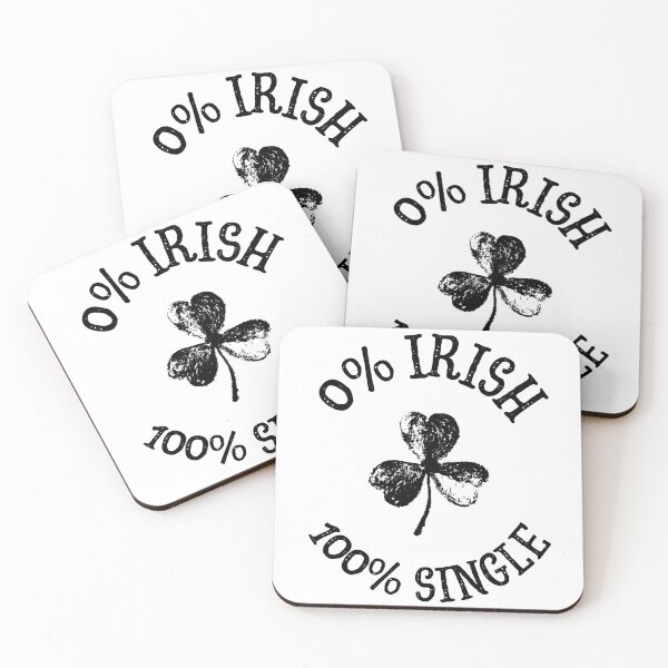 Item preview, Funny St Patricks Day Single Status Relationship Irish Party designed and sold by BunBuntheDog-.