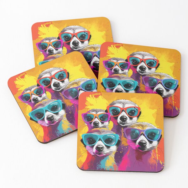 Item preview, Hipster Meerkats 3 designed and sold by AstroRisq.