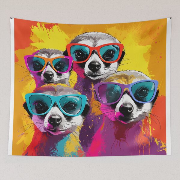 Item preview, Hipster Meerkats 3 designed and sold by AstroRisq.