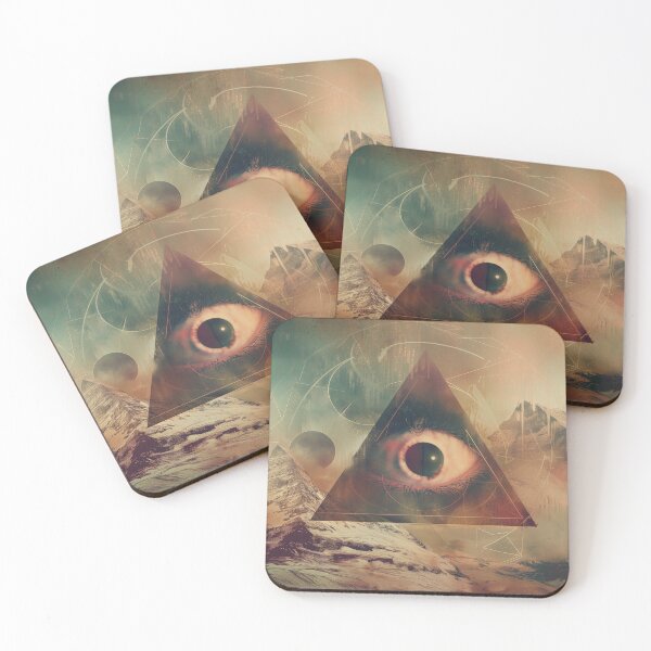 Item preview, Mystical Mountain Eye Pyramid designed and sold by Catloaf Art.