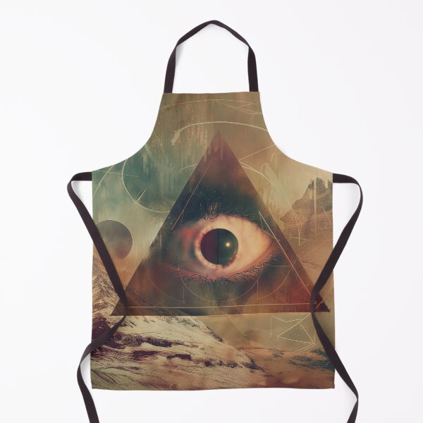 Item preview, Mystical Mountain Eye Pyramid designed and sold by Catloaf Art.
