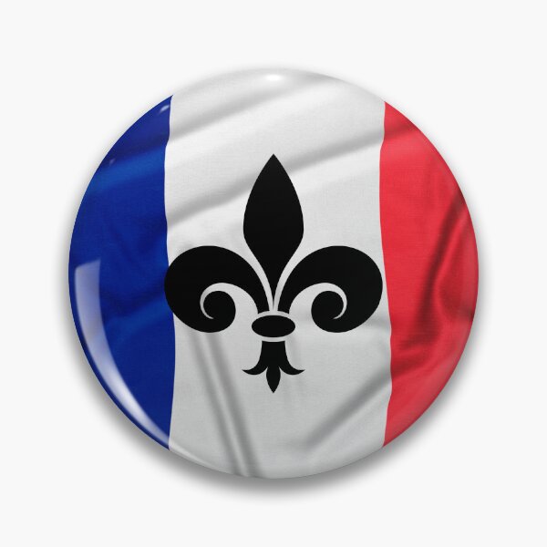 Item preview, Black Fleur de Lys - French Flag designed and sold by Résistance Française.