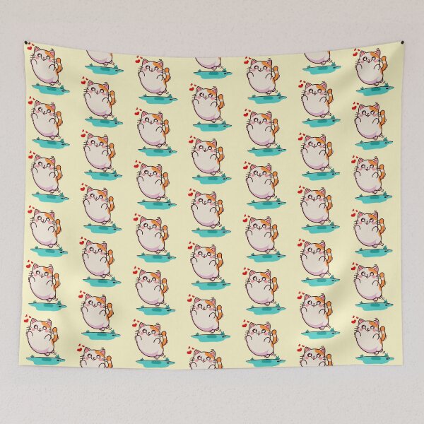 Item preview, A mischievous little cat is dancing. designed and sold by atika-atk.