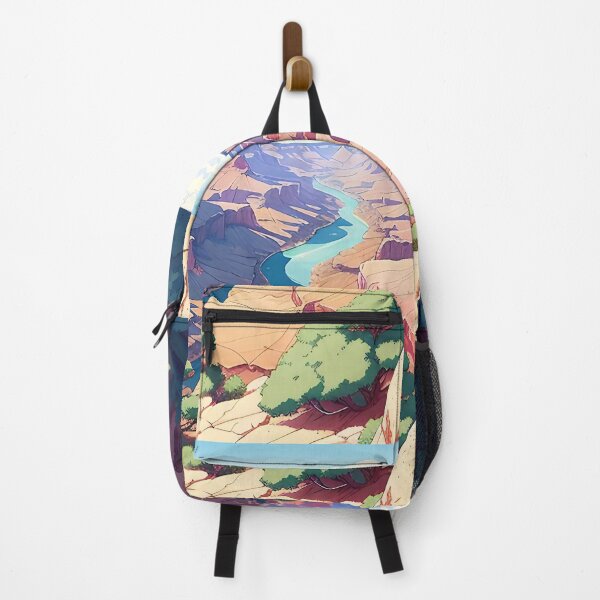 Item preview, Grand Canyon Beauty in Artistic Colorful Illustration designed and sold by ArtComixHaven.