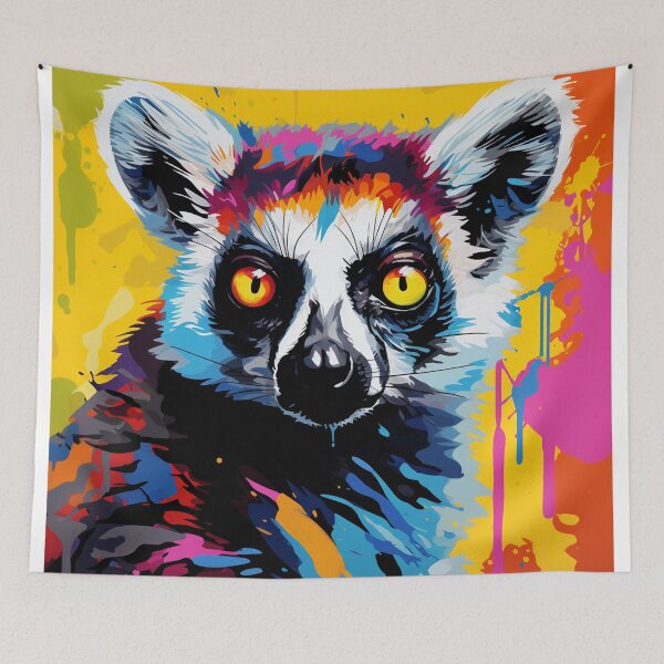 Item preview, Lemur Pop Art 2 designed and sold by AstroRisq.