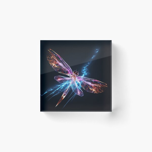 Item preview, Magical Dragonfly Neon Art designed and sold by AstroRisq.