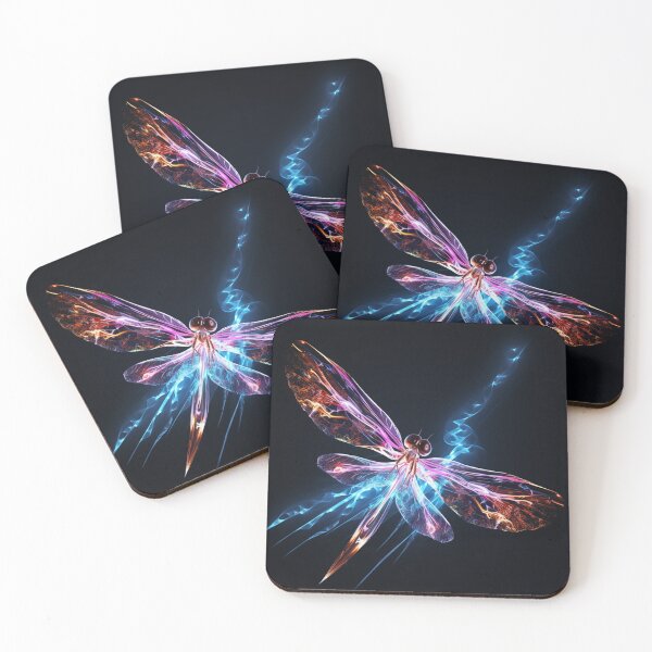Item preview, Magical Dragonfly Neon Art designed and sold by AstroRisq.