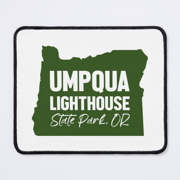 Item preview, Umpqua Lighthouse State Park Oregon Map designed and sold by bivenart.