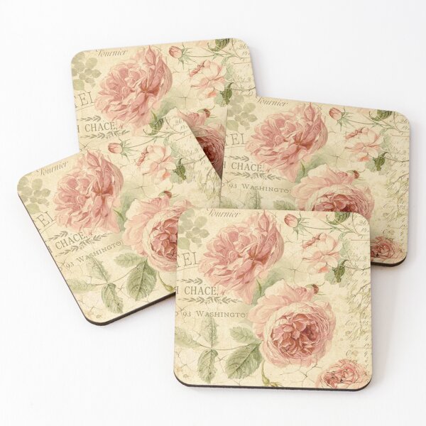 Artikelvorschau, Latte Shabby Nostalgische Rosen entworfen und verkauft von alivehumansoul.