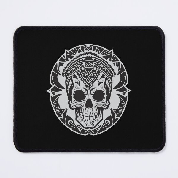Item preview, Tribal Tattoo Skull Emblem Art designed and sold by Geek-O-MNL.