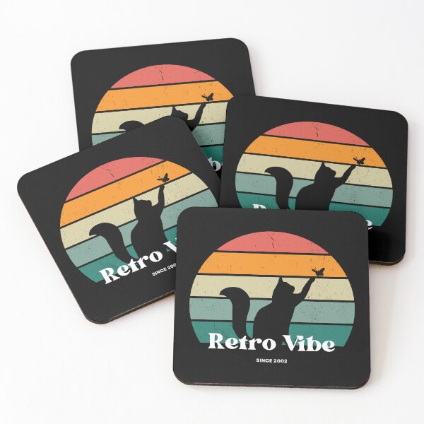 Item preview, retro cat vibe  designed and sold by ApexAnimal Art.