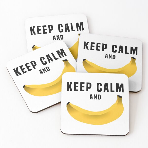 Aperçu de l'œuvre Keep Calm and Banana créée et vendue par fourretout.