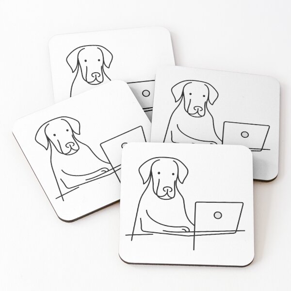 Item preview, Dog using laptop 2 designed and sold by printifywear4.