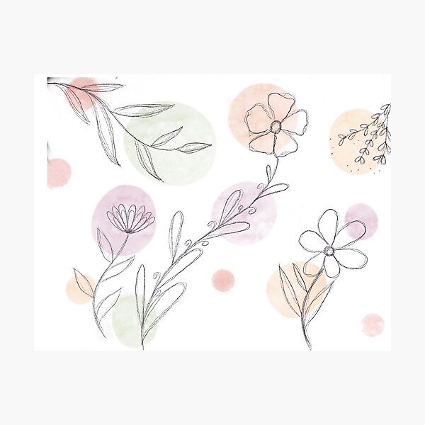 Vista previa del artículo con la obra «Flores», diseñado y vendido por alanasdesign.
