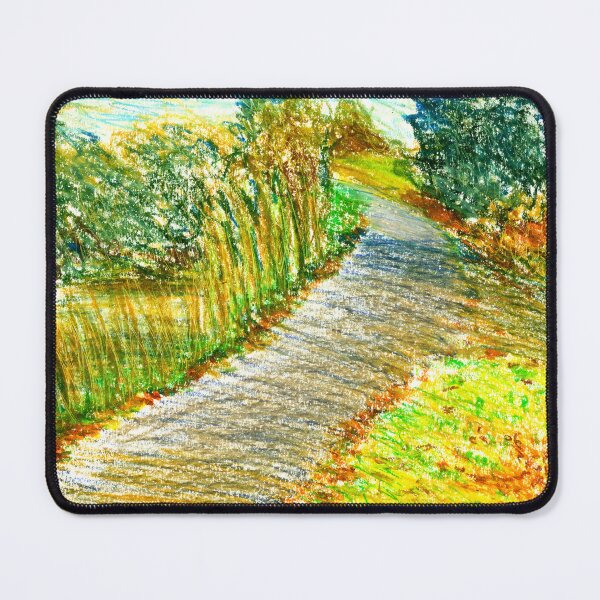 Item preview, Colourful Countryside Path in Oil Pastels designed and sold by paleheather.