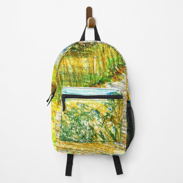 Item preview, Colourful Countryside Path in Oil Pastels designed and sold by paleheather.