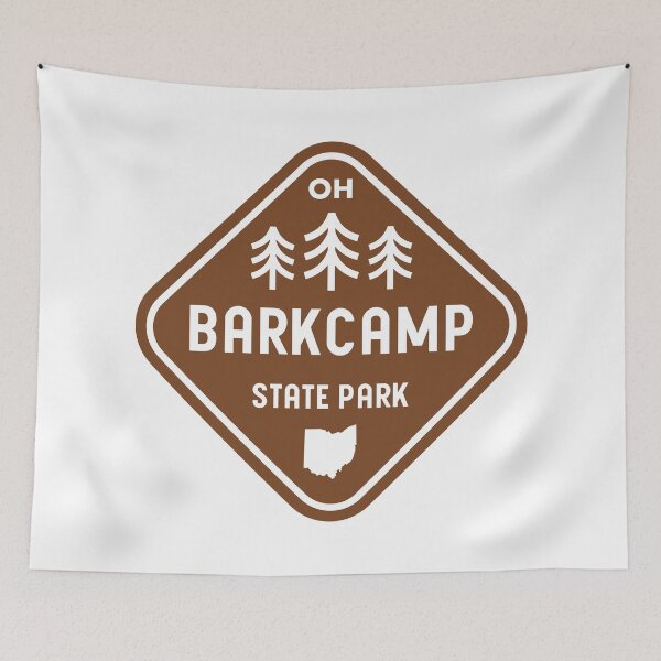 Item preview, Barkcamp State Park Ohio Rhombus designed and sold by bivenart.