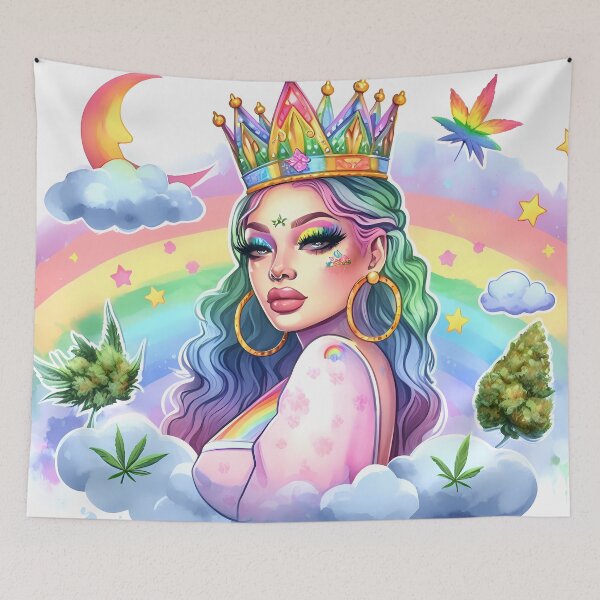 Item preview, Weedy Princess designed and sold by Rainbow Kushnection.
