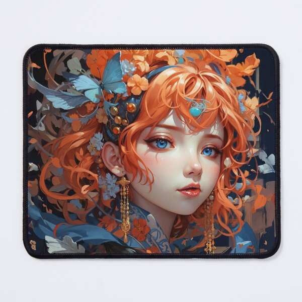 Item preview, Floral Whimsy - Anime Girl designed and sold by ArtLab-store.