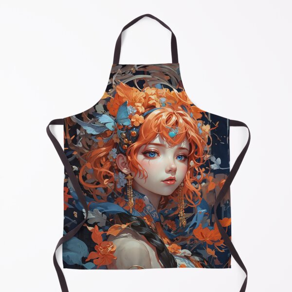 Item preview, Floral Whimsy - Anime Girl designed and sold by ArtLab-store.