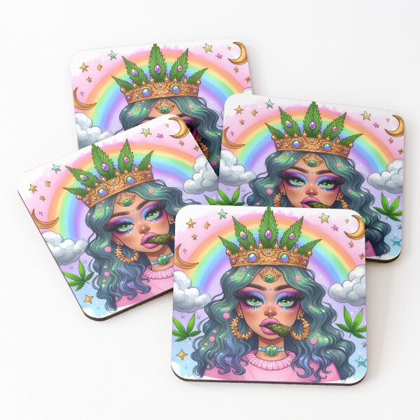 Item preview, Green Queen designed and sold by Rainbow Kushnection.