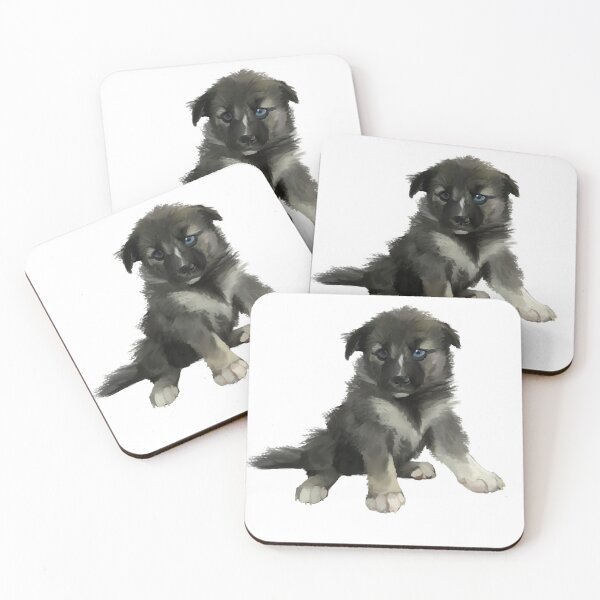 Item preview, painted puppy designed and sold by swamppuppydesigns.
