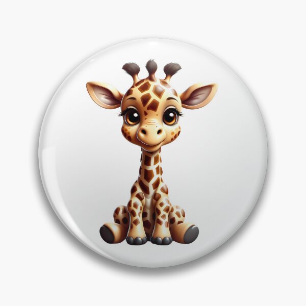 Item preview, Cute baby cartoon giraffe ilustration designed and sold by Inspyralia.
