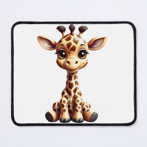 Item preview, Cute baby cartoon giraffe ilustration designed and sold by Inspyralia.