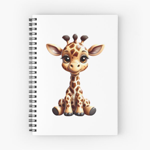 Item preview, Cute baby cartoon giraffe ilustration designed and sold by Inspyralia.
