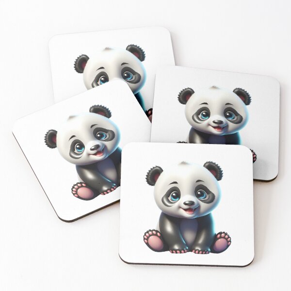 Artikelvorschau, Niedliche Baby-Cartoon-Panda-Illustration entworfen und verkauft von Inspyralia.