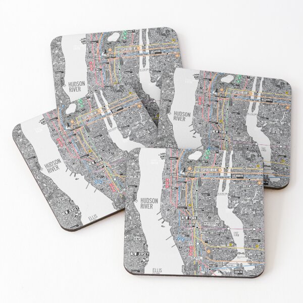 Item preview, New York City map subway designed and sold by oliver polanski.