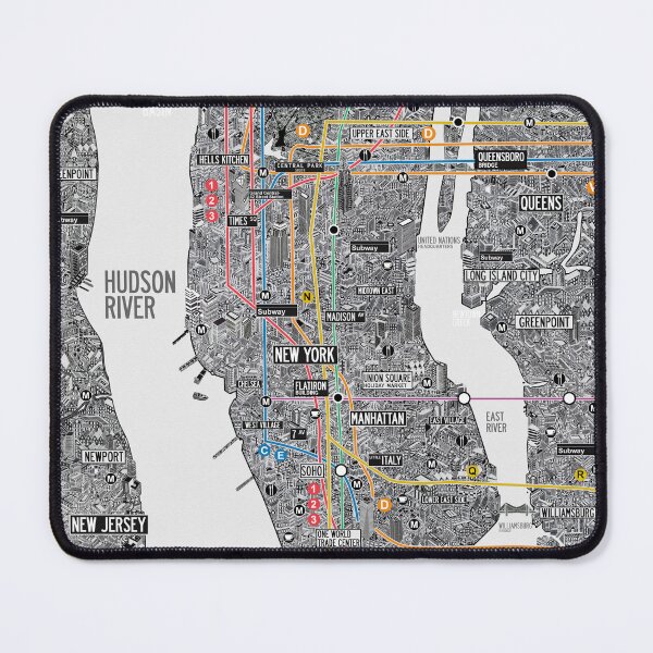 Item preview, New York City map subway designed and sold by oliver polanski.