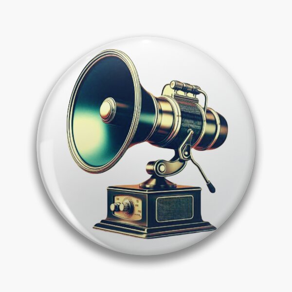 Item preview, loudspeaker megaphone music speaker retro vintage sound radio  designed and sold by MaciejPetelski.